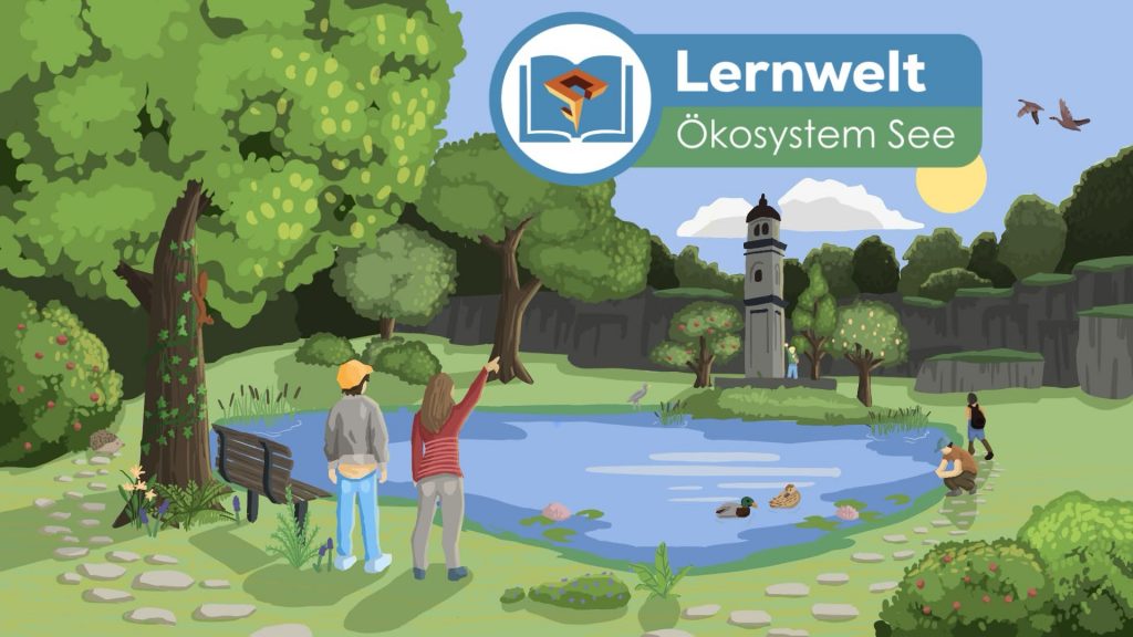 Splashart mit Logo mittig